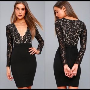 Lulu’s Sexy Lace Cocktail Dress